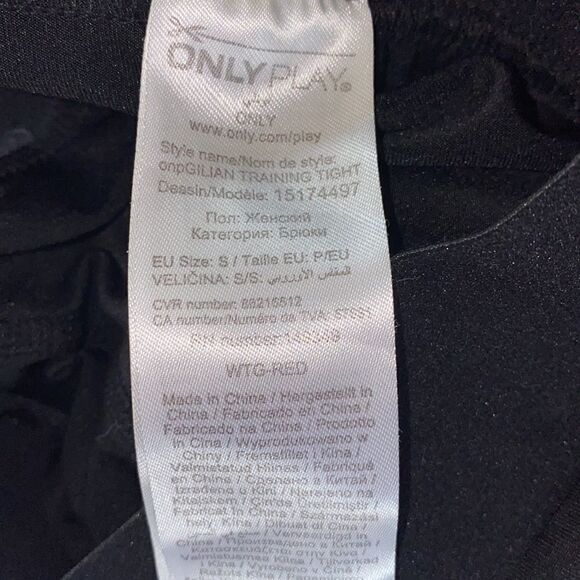 ONLY PLAY Black Training Leggings-S - Picture 6 of 8